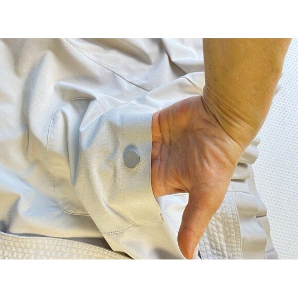 Athleta Shorts Skyline II Wrap Tie Waist Beige Plus Size 18 - Picture 11 of 11